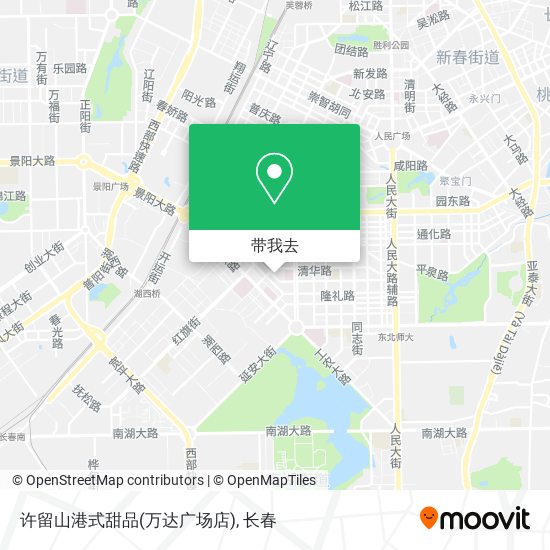 许留山港式甜品(万达广场店)地图