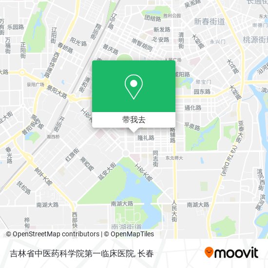 吉林省中医药科学院第一临床医院地图
