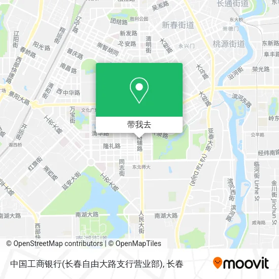 中国工商银行(长春自由大路支行营业部)地图
