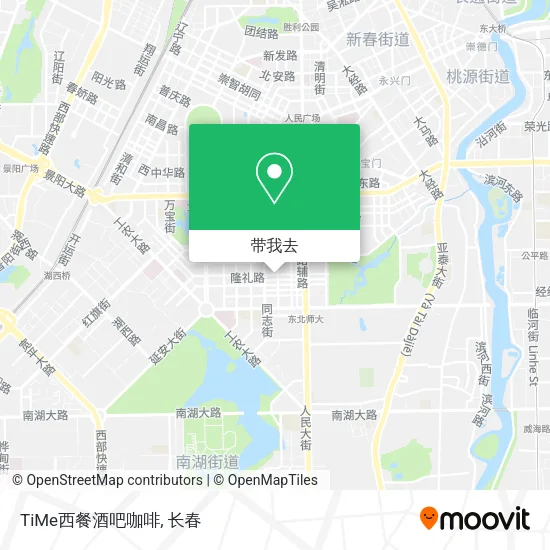 TiMe西餐酒吧咖啡地图