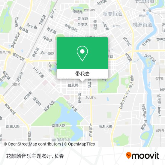 花麒麟音乐主题餐厅地图