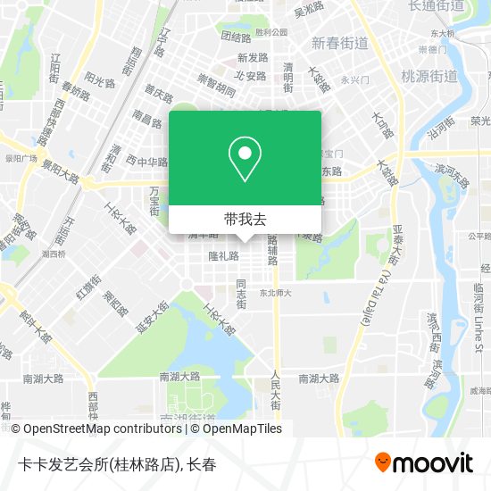 卡卡发艺会所(桂林路店)地图