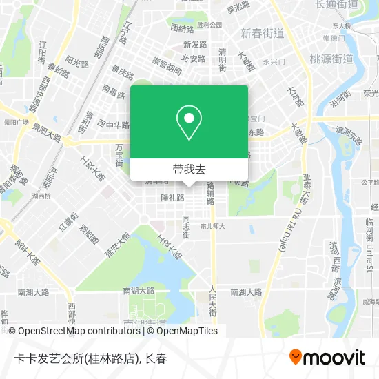 卡卡发艺会所(桂林路店)地图