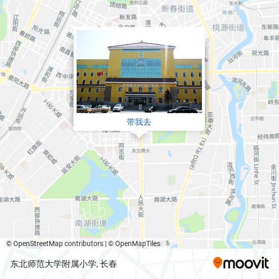 东北师范大学附属小学地图