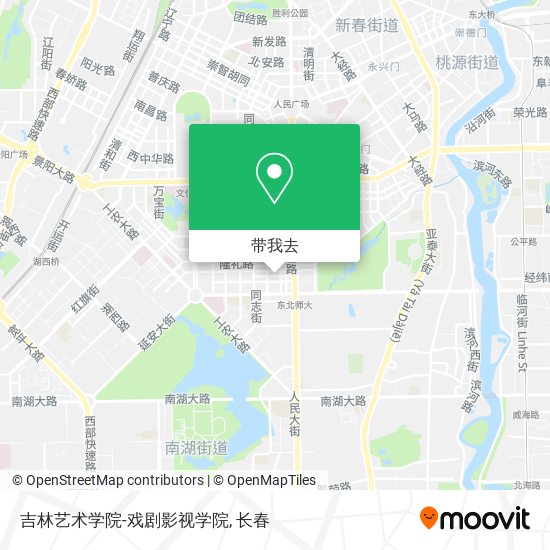 吉林艺术学院-戏剧影视学院地图