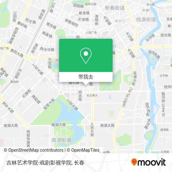 吉林艺术学院-戏剧影视学院地图