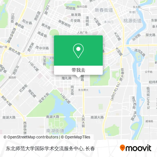 东北师范大学国际学术交流服务中心地图