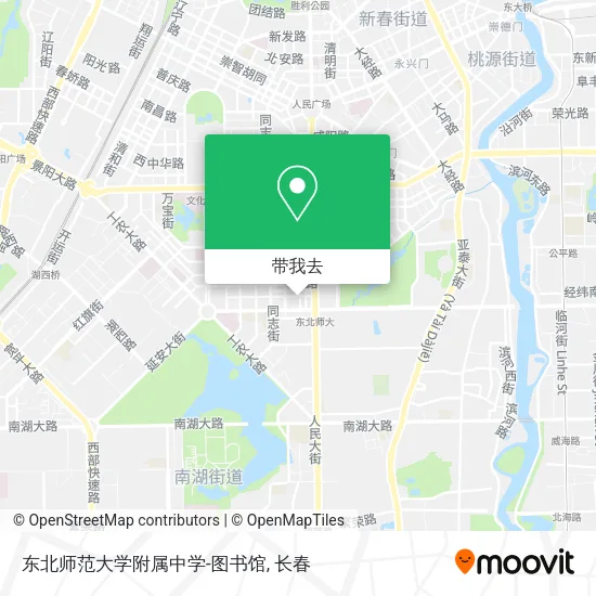 东北师范大学附属中学-图书馆地图