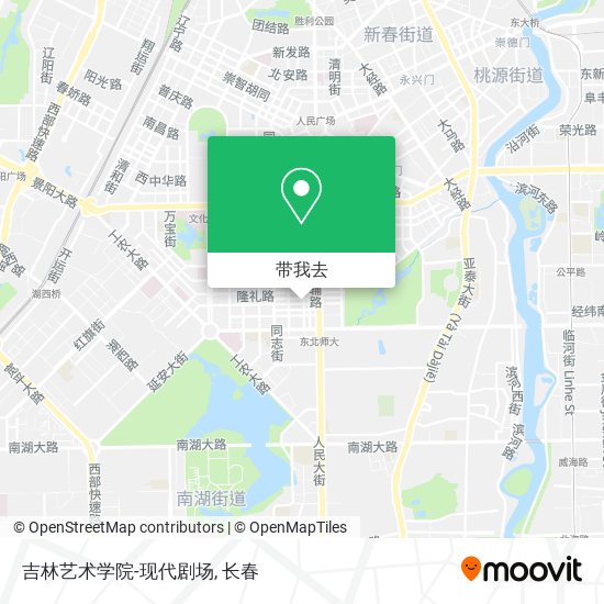 吉林艺术学院-现代剧场地图