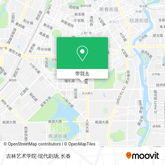 吉林艺术学院-现代剧场地图