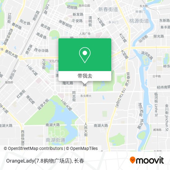 OrangeLady(7.8购物广场店)地图