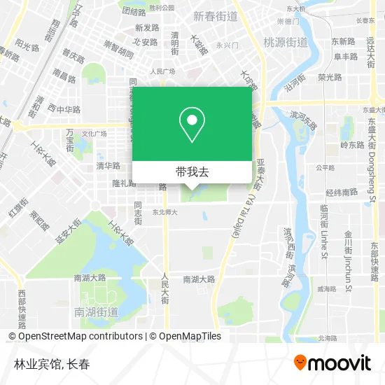 林业宾馆地图