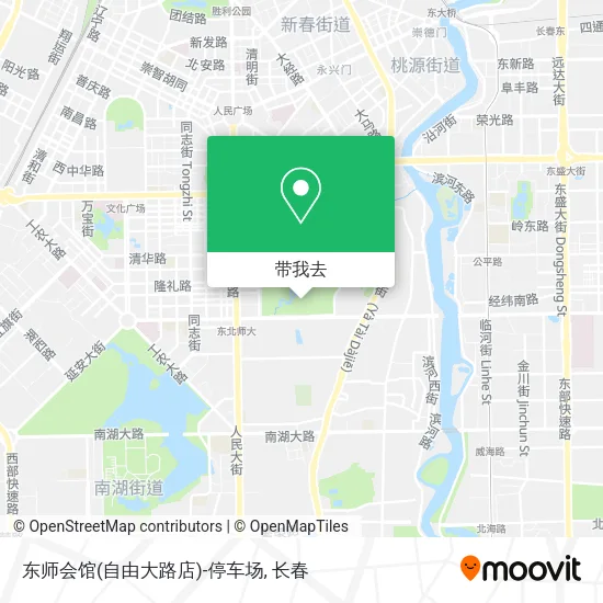 东师会馆(自由大路店)-停车场地图