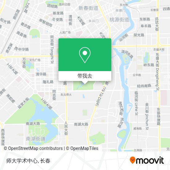 师大学术中心地图