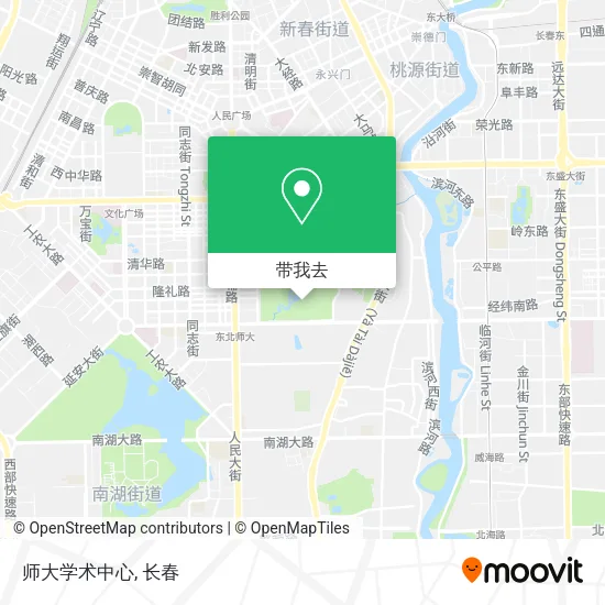 师大学术中心地图