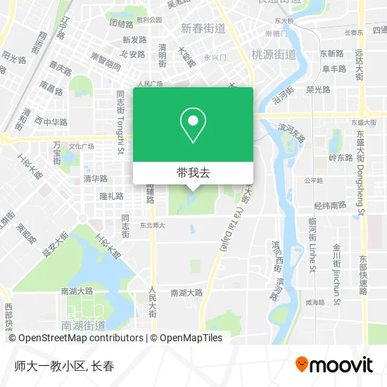 师大一教小区地图