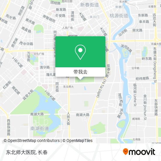 东北师大医院地图