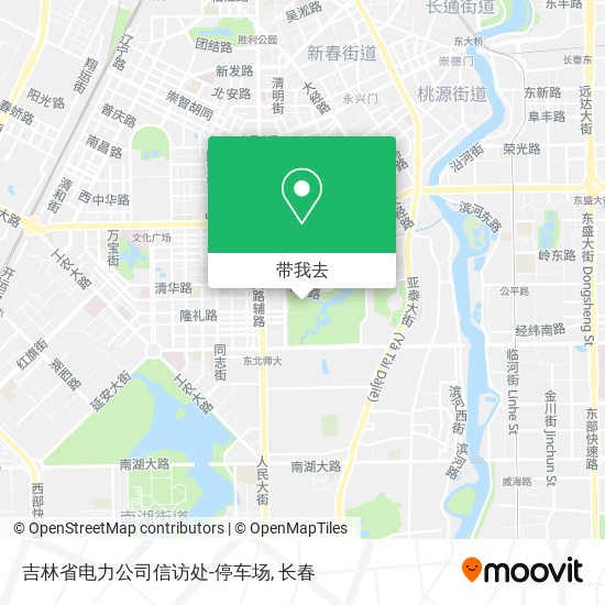 吉林省电力公司信访处-停车场地图