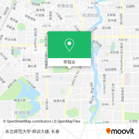 东北师范大学-师训大楼地图
