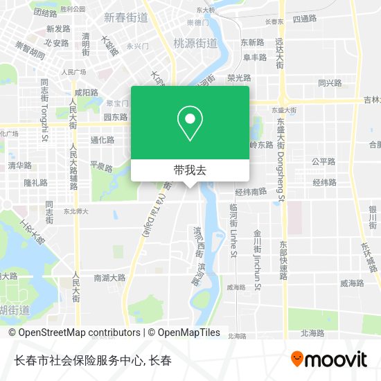 长春市社会保险服务中心地图