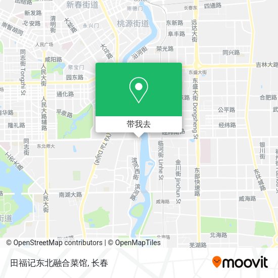 田福记东北融合菜馆地图