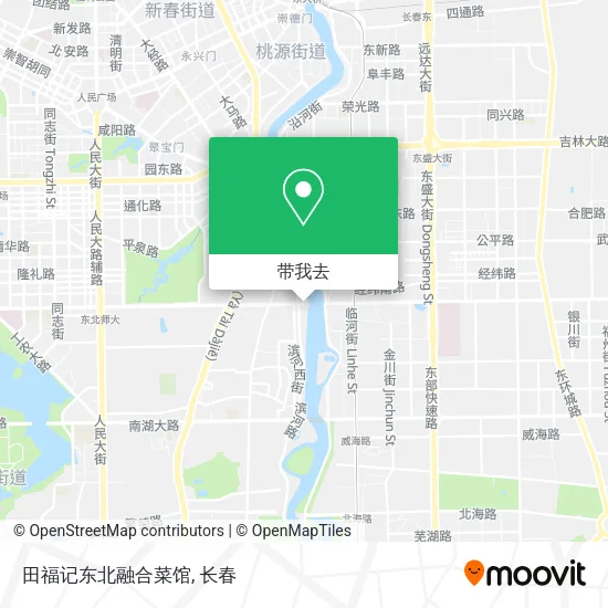 田福记东北融合菜馆地图