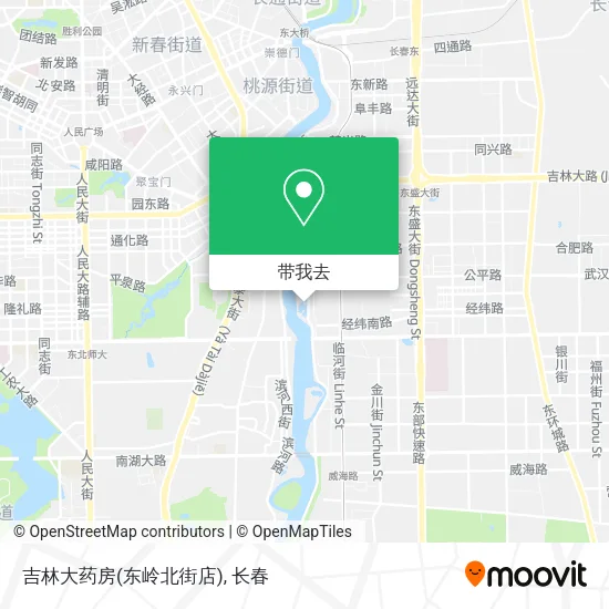 吉林大药房(东岭北街店)地图