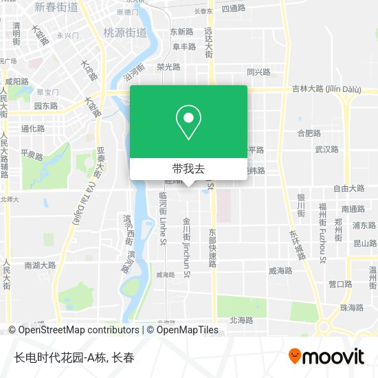 长电时代花园-A栋地图