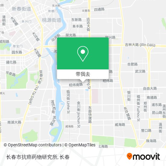 长春市抗癌药物研究所地图