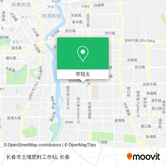 长春市土壤肥料工作站地图