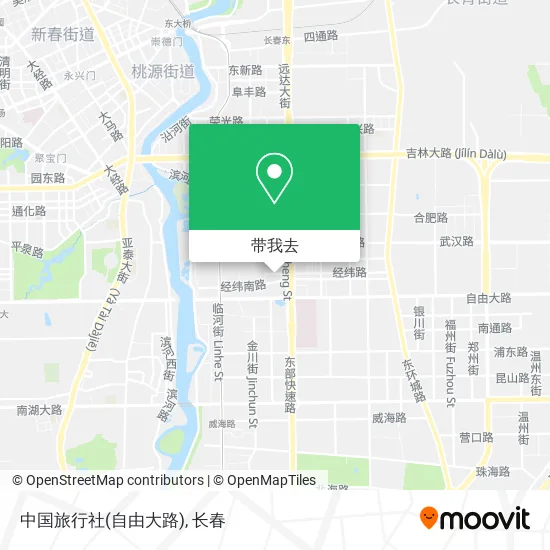 中国旅行社(自由大路)地图