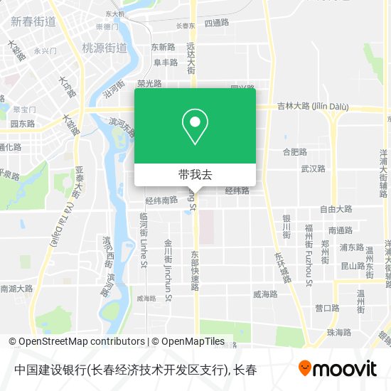 中国建设银行(长春经济技术开发区支行)地图