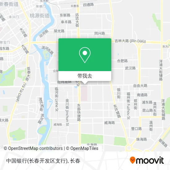 中国银行(长春开发区支行)地图