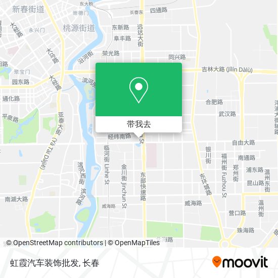 虹霞汽车装饰批发地图