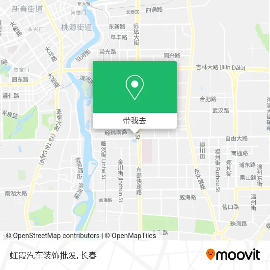 虹霞汽车装饰批发地图