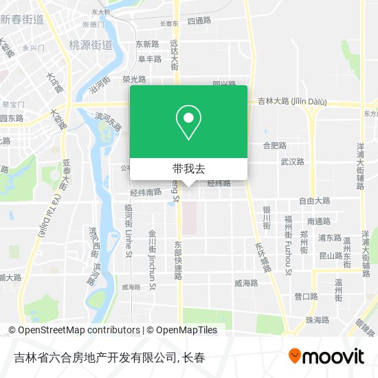 吉林省六合房地产开发有限公司地图