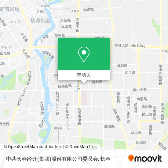 中共长春经开(集团)股份有限公司委员会地图