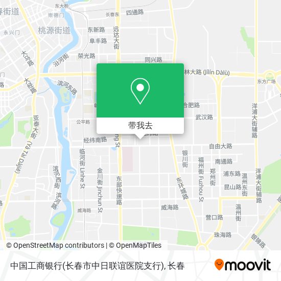 中国工商银行(长春市中日联谊医院支行)地图
