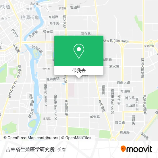 吉林省生殖医学研究所地图