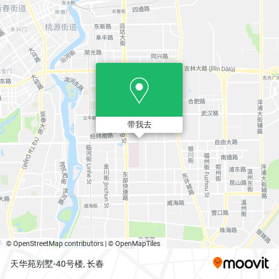 天华苑别墅-40号楼地图