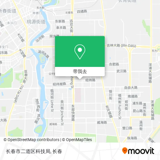 长春市二道区科技局地图