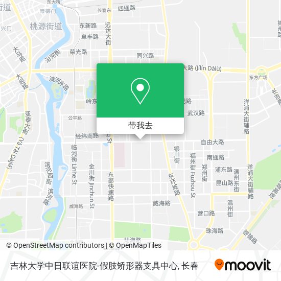吉林大学中日联谊医院-假肢矫形器支具中心地图