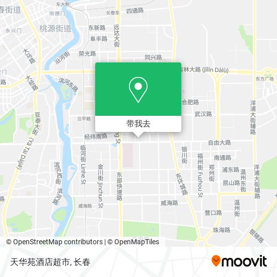 天华苑酒店超市地图