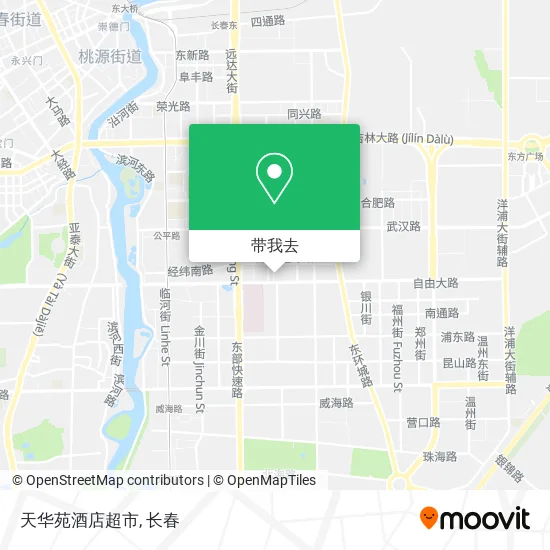 天华苑酒店超市地图