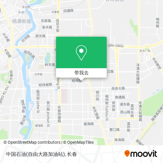 中国石油(自由大路加油站)地图