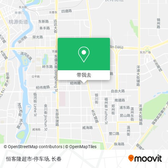 恒客隆超市-停车场地图