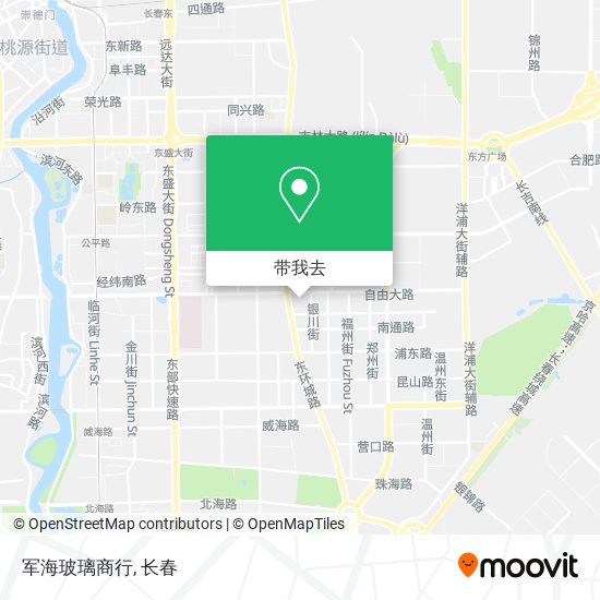 军海玻璃商行地图