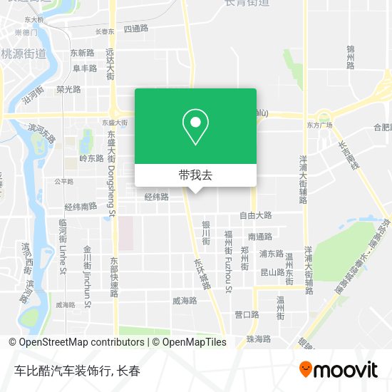 车比酷汽车装饰行地图