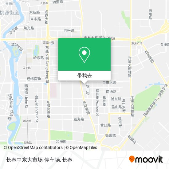 长春中东大市场-停车场地图