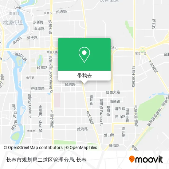 长春市规划局二道区管理分局地图